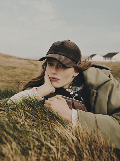 Cotton zip-up sweatshirt, sand | Weekend Max Mara
